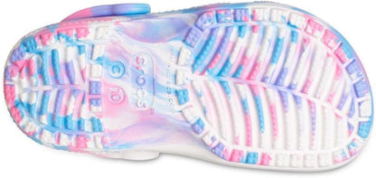 Crocs Unisex-Child Classic Marbled Tie-dye Clog