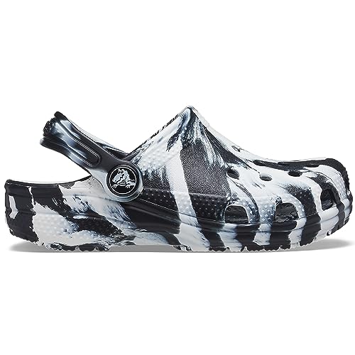 Crocs Unisex-Child Classic Marbled Tie-dye Clog