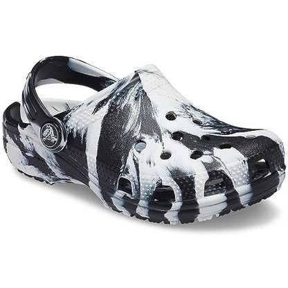 Crocs Unisex-Child Classic Marbled Tie-dye Clog