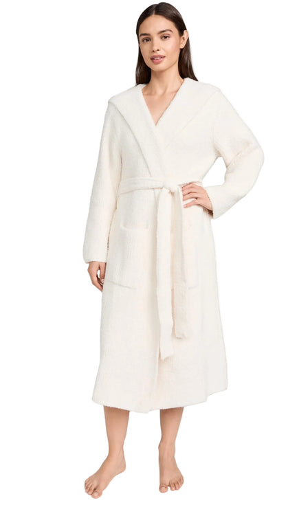 Barefoot Dreams CozyChic Ribbed Hooded Robe - Ndoros