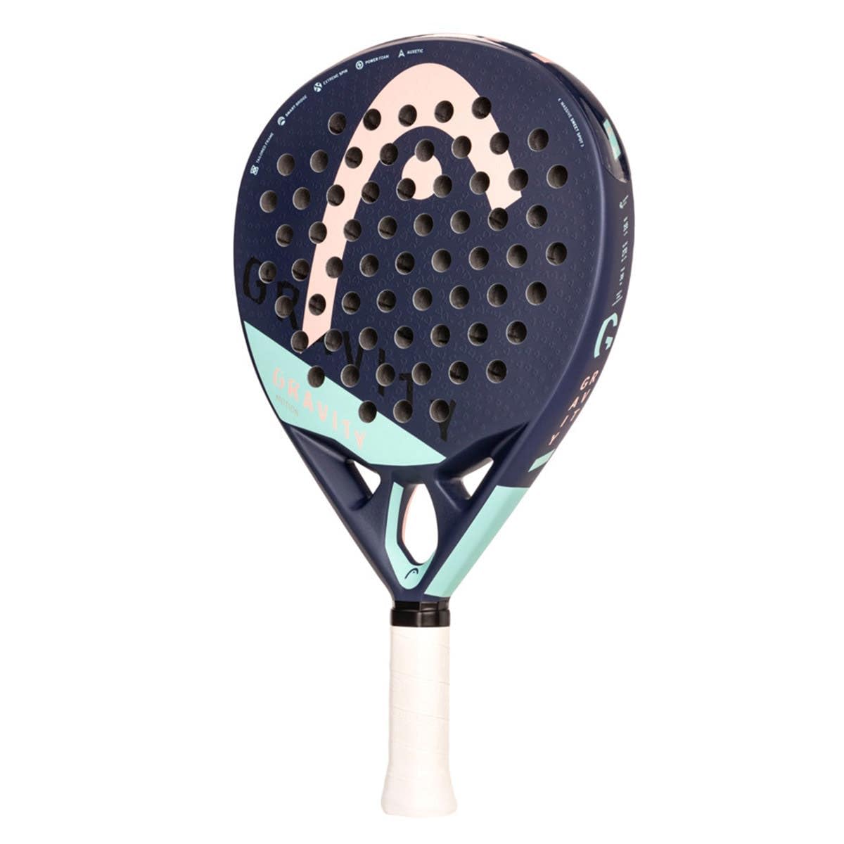 HEAD Gravity Motion Padel Racket Paddle (228172) Grip Size: 4 1/4 inches