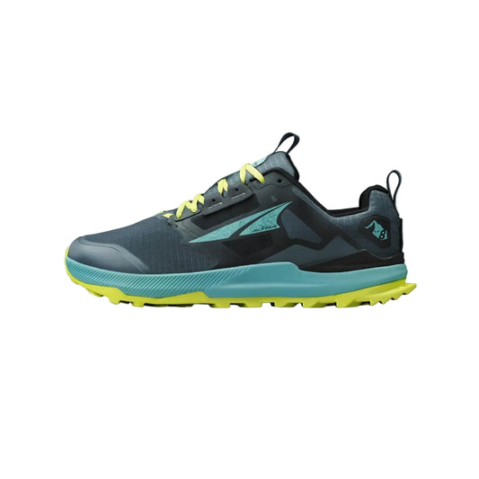 Altra Lone Peak 8 Trail Running Shoes For Men, Black/Green - Ndoros
