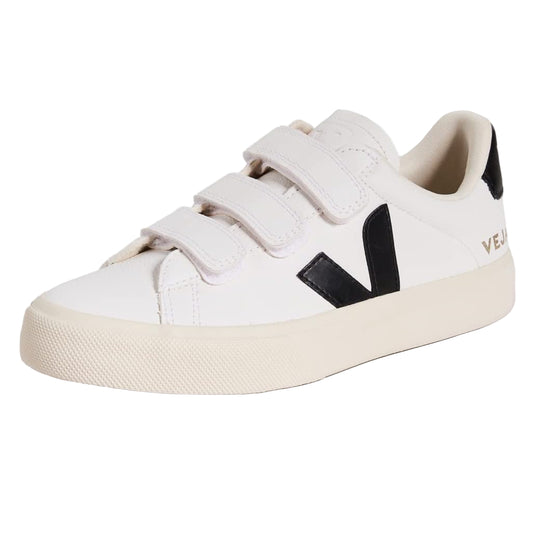 Veja Campo Leather Women Sneakers Shoes | White/Black