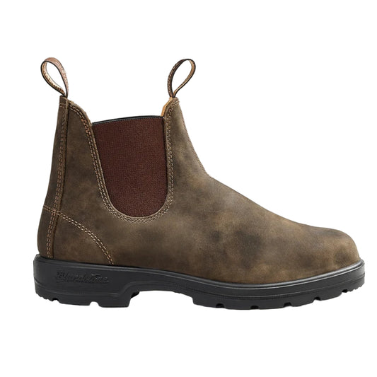 Blundstone 585 Original Series Unisex Chelsea Boots, Rustic Brown