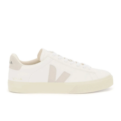 Veja Campo White/Natural Leather Women's Medium Sneakers Shoes - Ndoros
