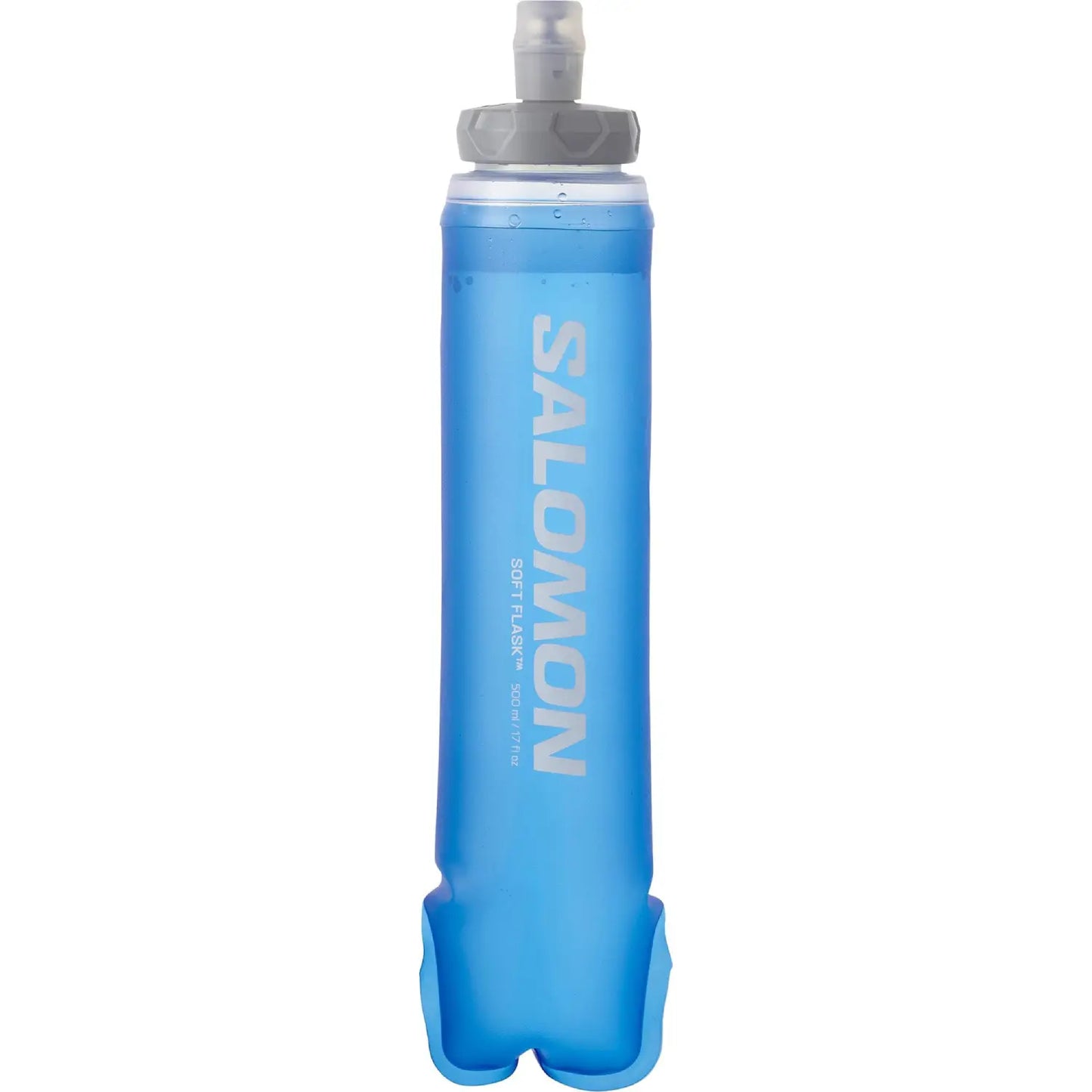 Salomon Soft Flask 500 ml / 17 Ounce Hydration Accessory - Clear Blue - Ndoros