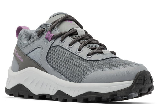 Columbia Women's Trailstorm Ascend Waterproof Hiking Shoes – Titanium Grey Steel/Dark Lavender