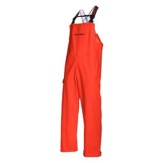 Grundens Men’s Neptune Bib Pants, Orange - Ndoros