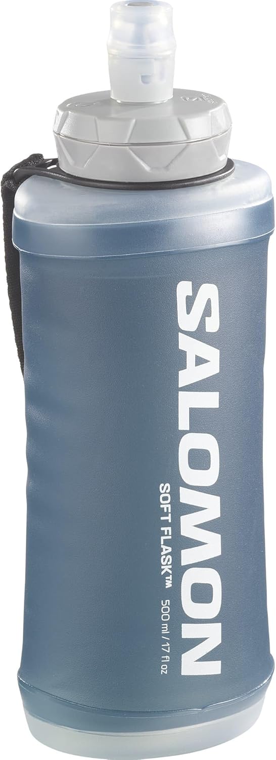Salomon Active Handheld Water Bottle Grey/White