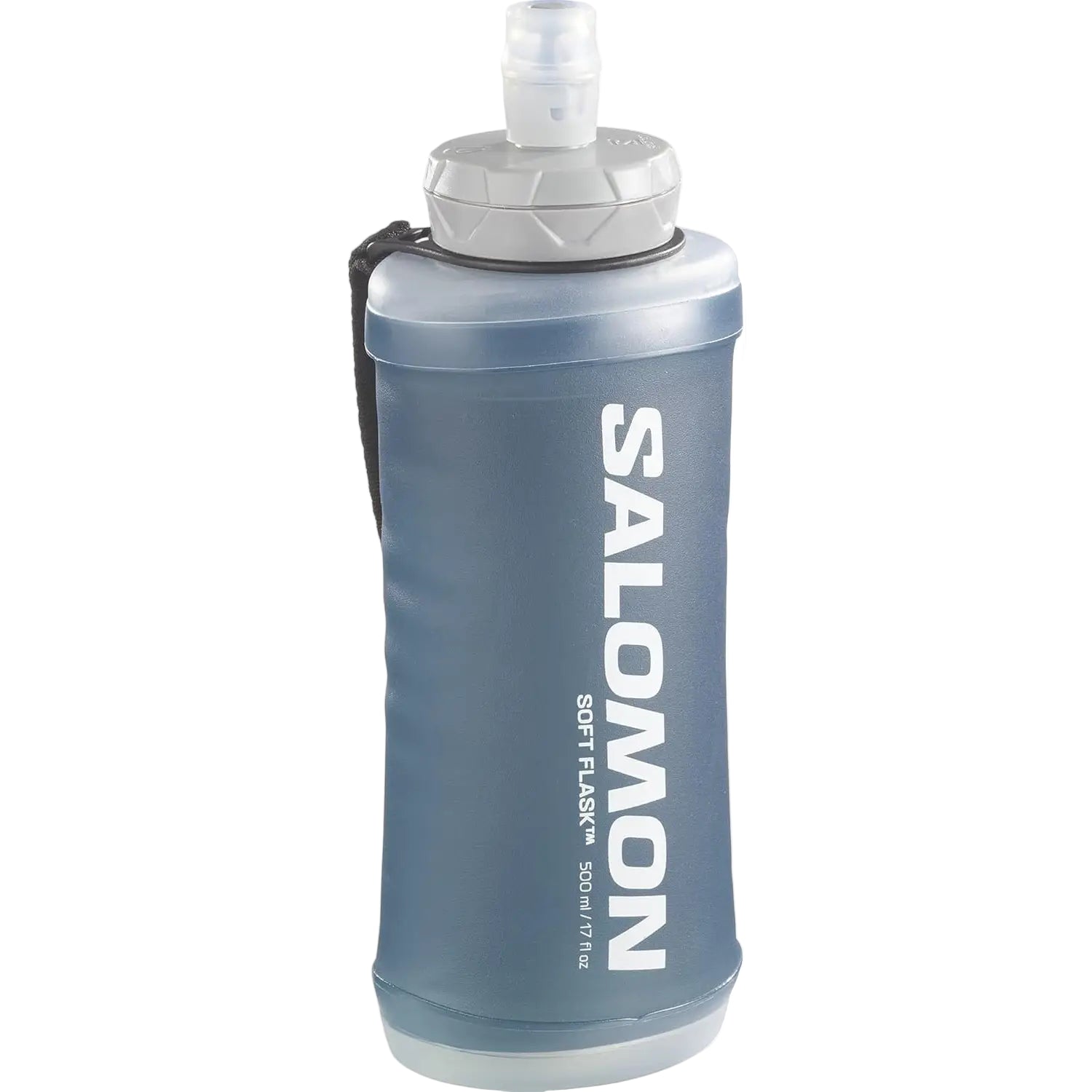 Salomon Active Handheld Water Bottle Grey/White - Ndoros