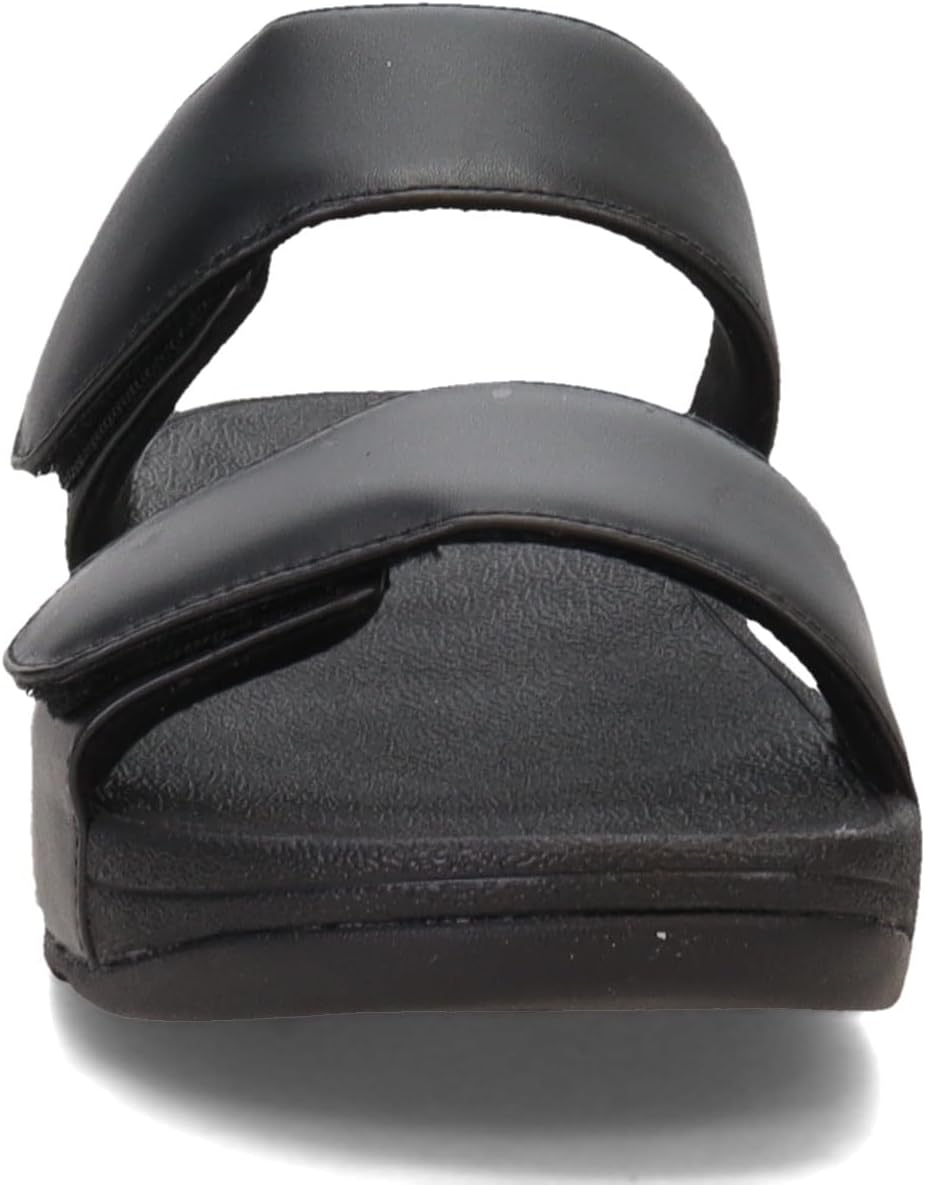 Fitflop Lulu Adjustable Leather Women's Slides