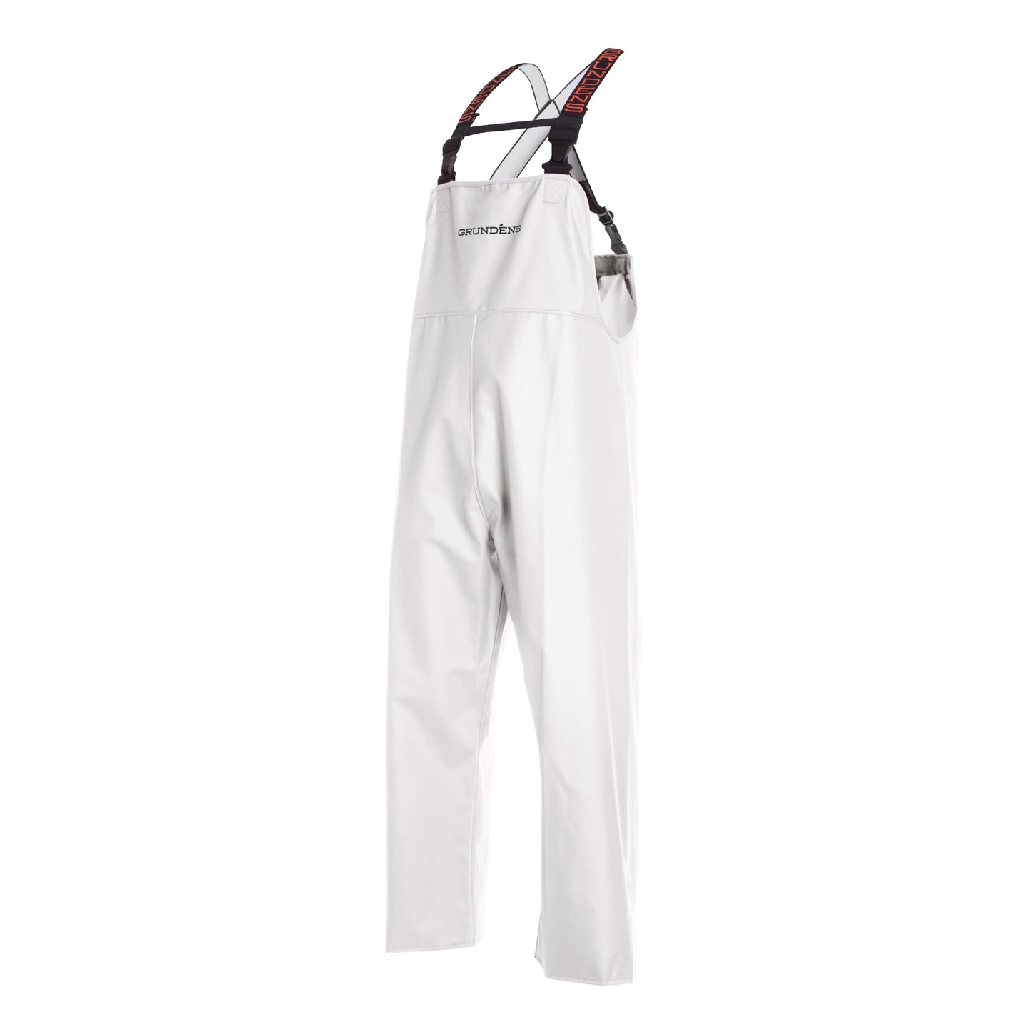 Grundens Men’s Shoreman Bib Pants, White - Ndoros
