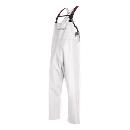 Grundens Men’s Shoreman Bib Pants, White - Ndoros