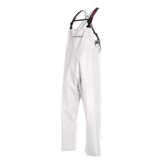 Grundens Men’s Shoreman Bib Pants, White - Ndoros