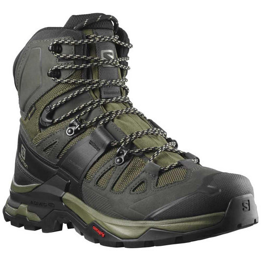 Salomon Men's QUEST 4 GORE-TEX Hiking Boots For Men, Olive Night/Peat/Safari