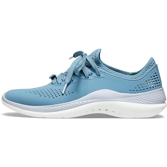 Crocs Men's LiteRide 360 Pacer Sneakers – Breathable Lightweight Comfort Shoes – Blue Steel/Microchip