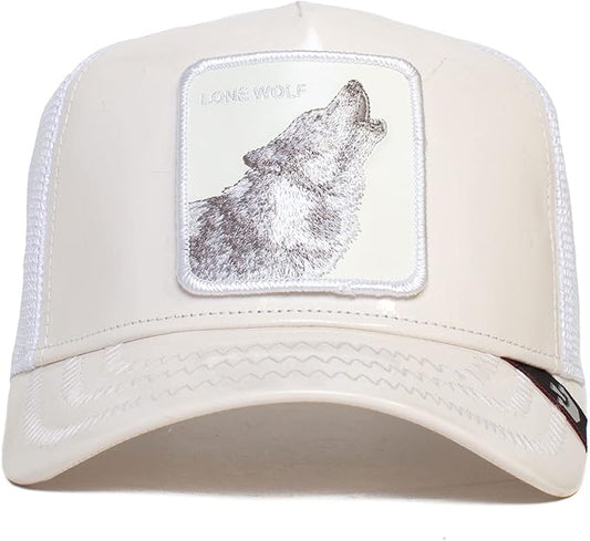 Goorin Bros. The Farm Unisex High Shine Faux Leather Adjustable Snapback Trucker Hat, One Size - Ndoros