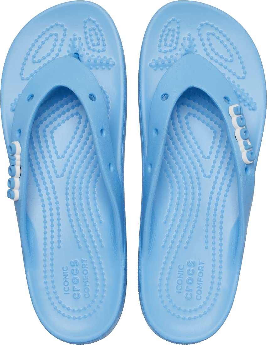 Crocs Women's Classic Platform Flip Flops – Lightweight Cushioned, Oxygen - Ndoros