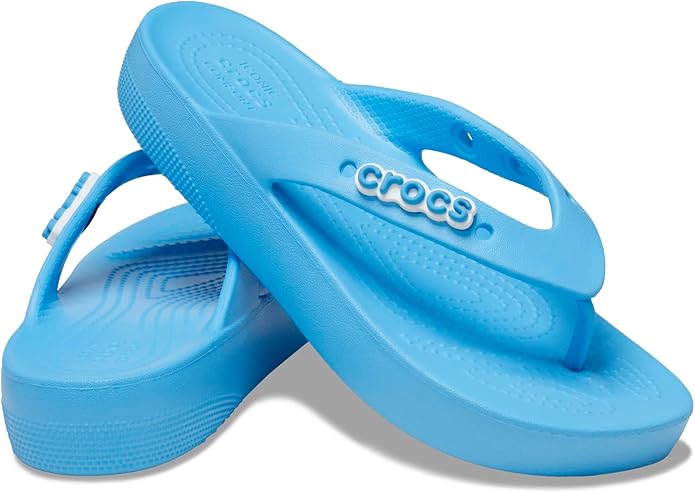 Crocs Women's Classic Flip Flops Platform Sandals | Oxygen - Ndoros