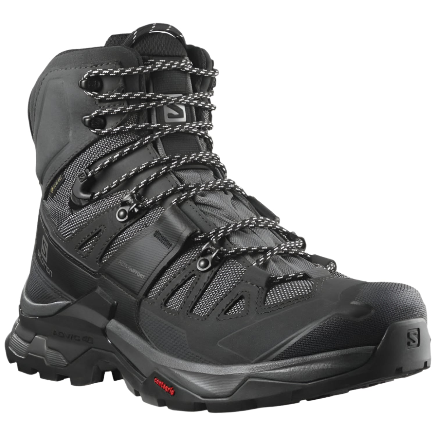 Salomon QUEST 4 GORE-TEX Men's Waterproof Hiking Boots – Magnet/Black/Quarry - Ndoros