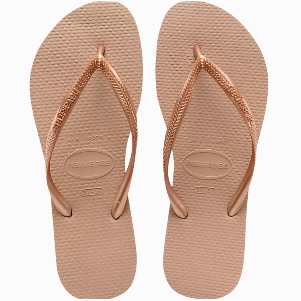 Havaianas Women's Slim FlipFlop Pink | (Rose Gold) - Ndoros