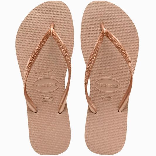 Havaianas Women's Slim FlipFlop Pink | (Rose Gold) - Ndoros