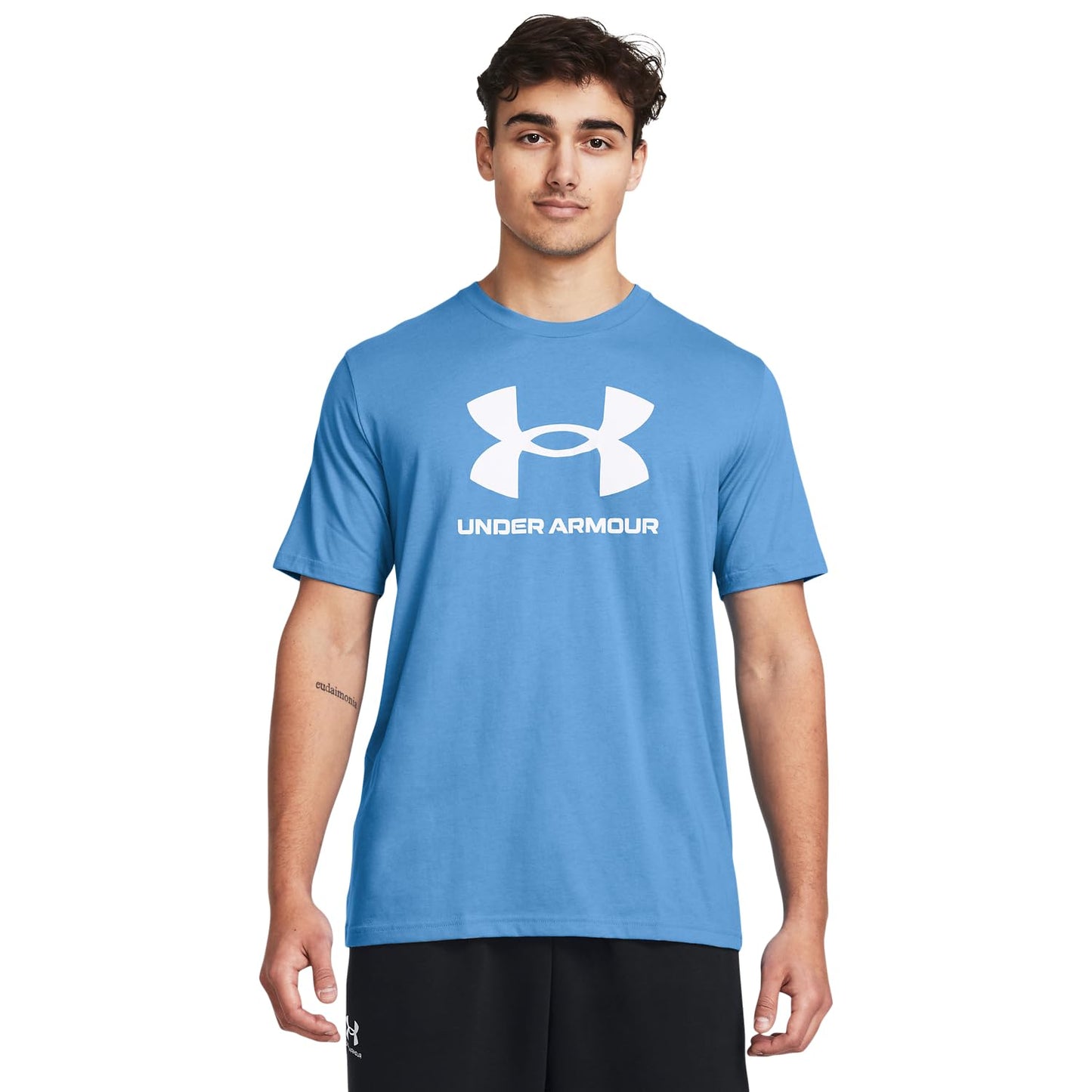 Under Armour Tech Big Logo Ss Viral Blue/ White