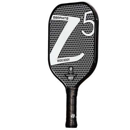 Onix Unisex Z5 White Carbon Fiber Graphite Pickleball Paddles Racket, Grip 4 1/4 in