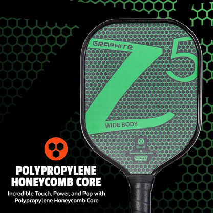 Onix Graphite Z5 Pickleball Paddles, Grip 4 1/4 inches | Green