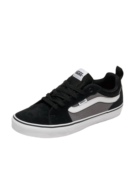 Vans Men's Filmore Low-Top Skate Sneakers – Black/Pewter - Ndoros