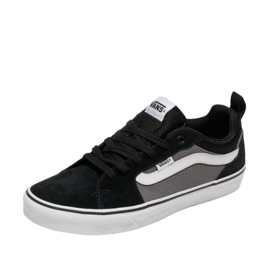 Vans Men's Filmore Low-Top Skate Sneakers – Black/Pewter