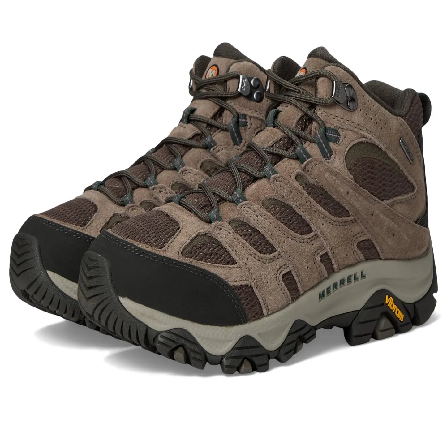 Merrell Men's Moab 3 Mid Waterproof Hiking Boots, Boulder