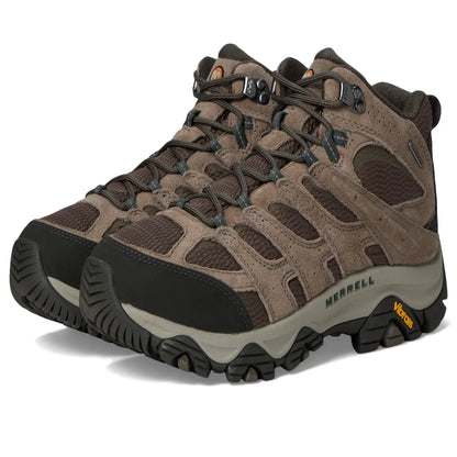 Merrell Men's Moab 3 Mid Waterproof Hiking Boots, Boulder