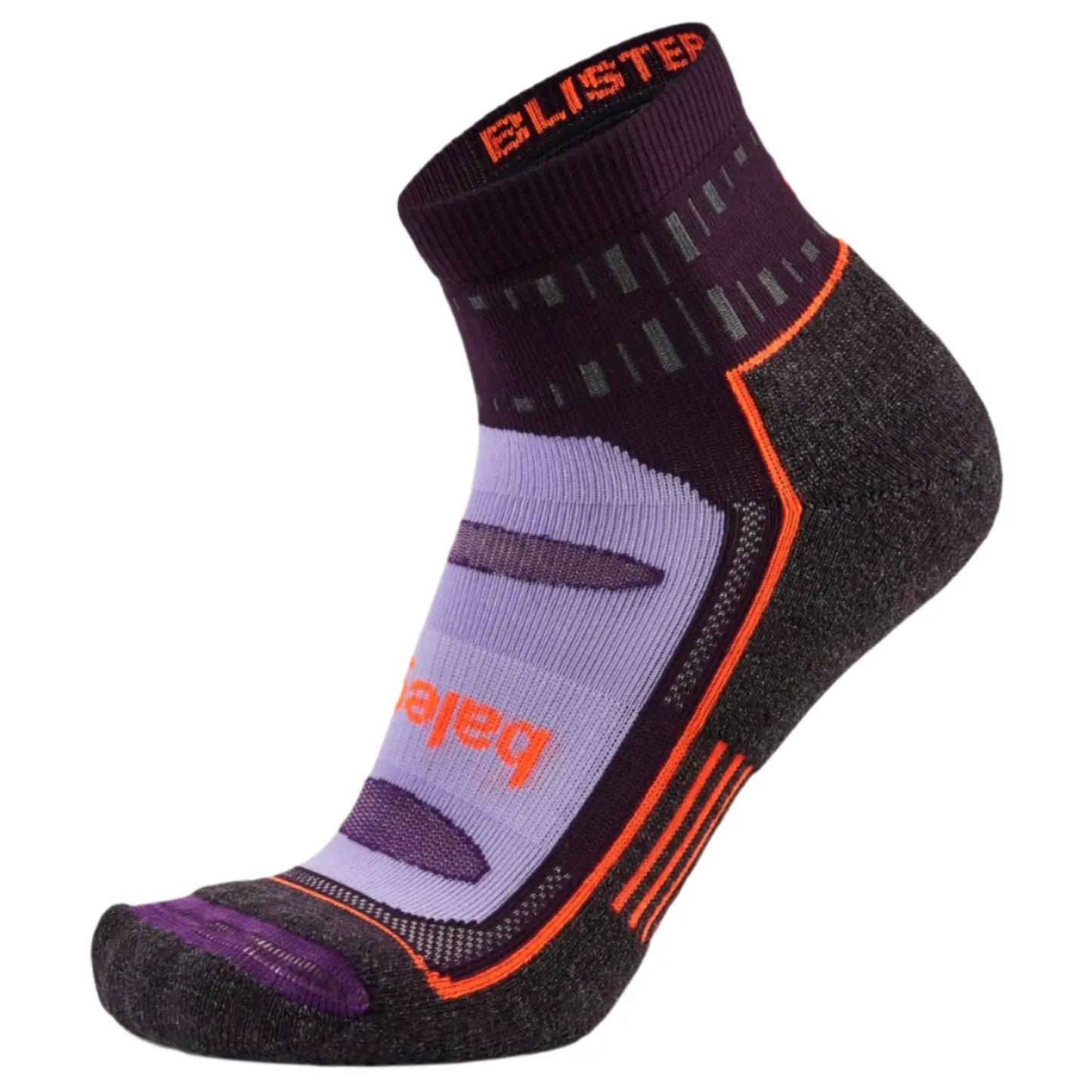 Balega Blister Resist Quarter Performance Athletic Running Socks Unisex, Midnight Plum - Ndoros