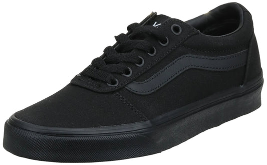 Vans Women's Ward Canvas Sneakers – Black/Black - Ndoros