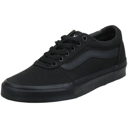 Vans Women's Ward Canvas Sneakers – Black/Black - Ndoros