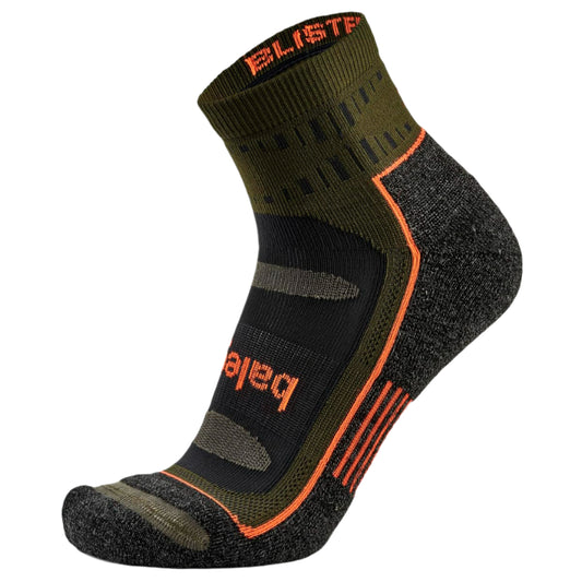 Balega Blister Resist Quarter Performance Athletic Running Socks Unisex, Green Pepper