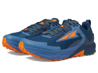 Altra Timp 5 Trail Running shoes For Men, Blue/Orange