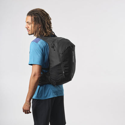 Salomon Trailblazer 20 Liter Casual Backpack, Black/Alloy Unisex