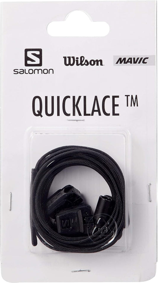 Salomon Unisex-Adult Trail Shoes Quicklace Kit Black, Multi, 9 Men's