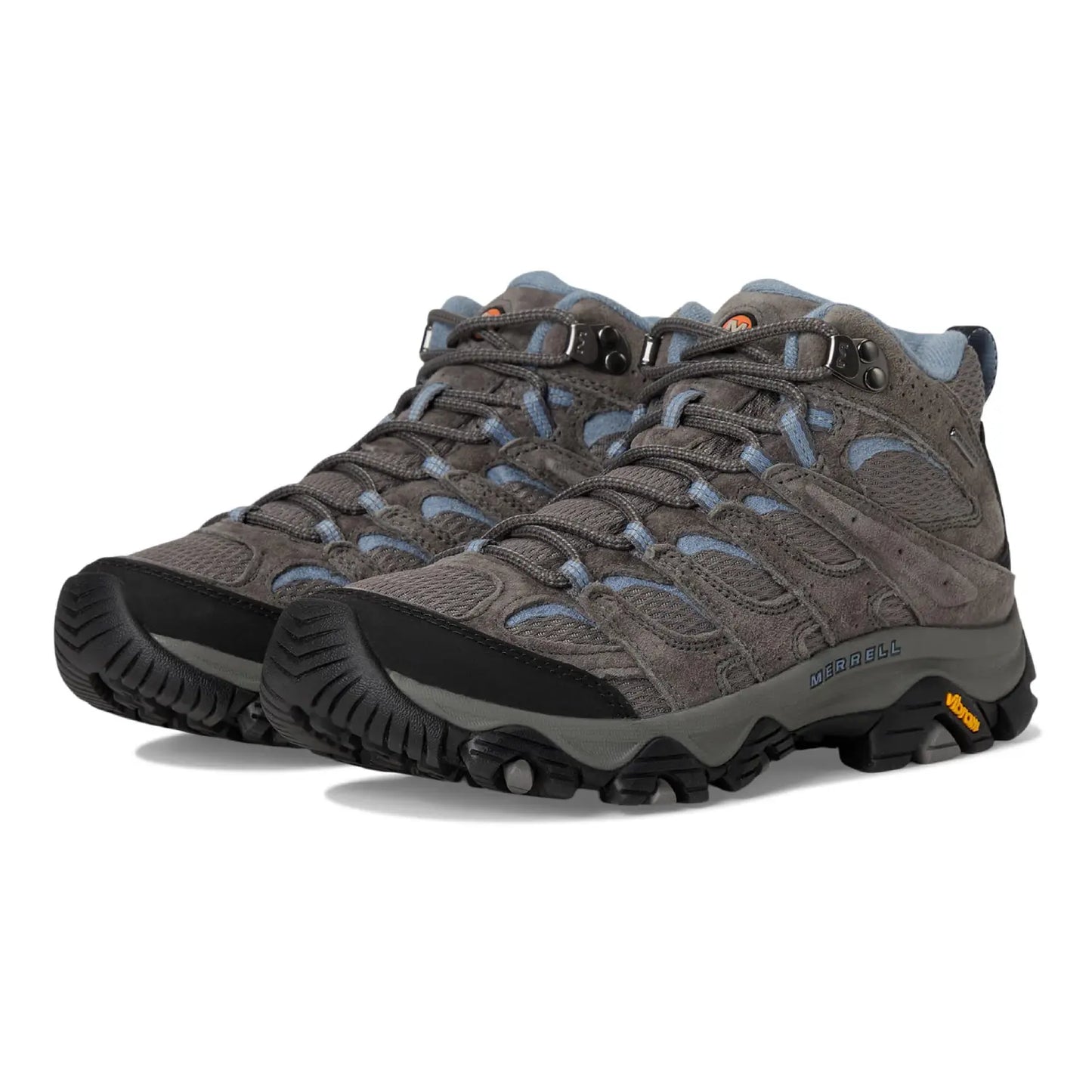 Merrell Women's Moab 3 Mid Waterproof Hiking Boots, Granite, Wide