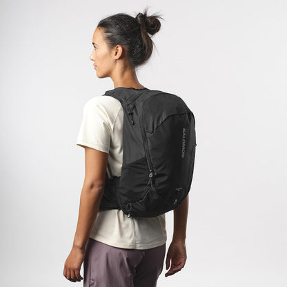Salomon Trailblazer 20 Liter Casual Backpack, Black/Alloy Unisex