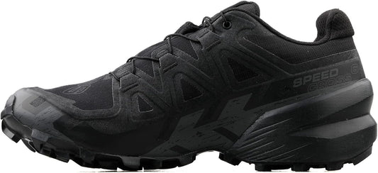 Salomon Speedcross 6 GTX Hiking Shoes Mens Sz 9 Black/Black/Phantom