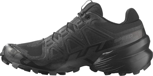 Salomon Speedcross 6 Hiking Shoes Womens Sz 9 Black/Black/Phantom