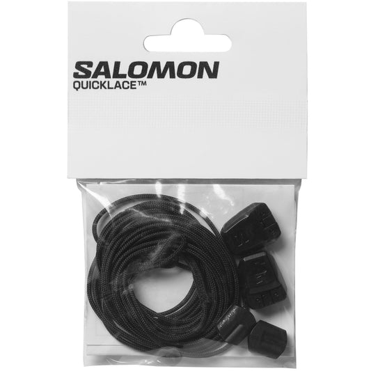 Salomon Quicklace Kit, Footwear Lace Replacement Accessory - Black
