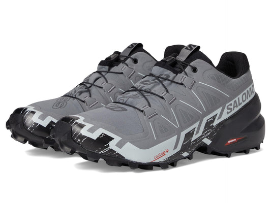 Salomon Men's Speedcross 6 Sneaker, Quiet Shade/Black/Pearl Blue