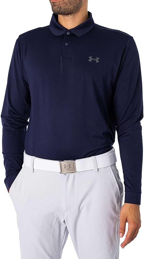 Under Armour Mens Performance Polo 3.0 Long Sleeve