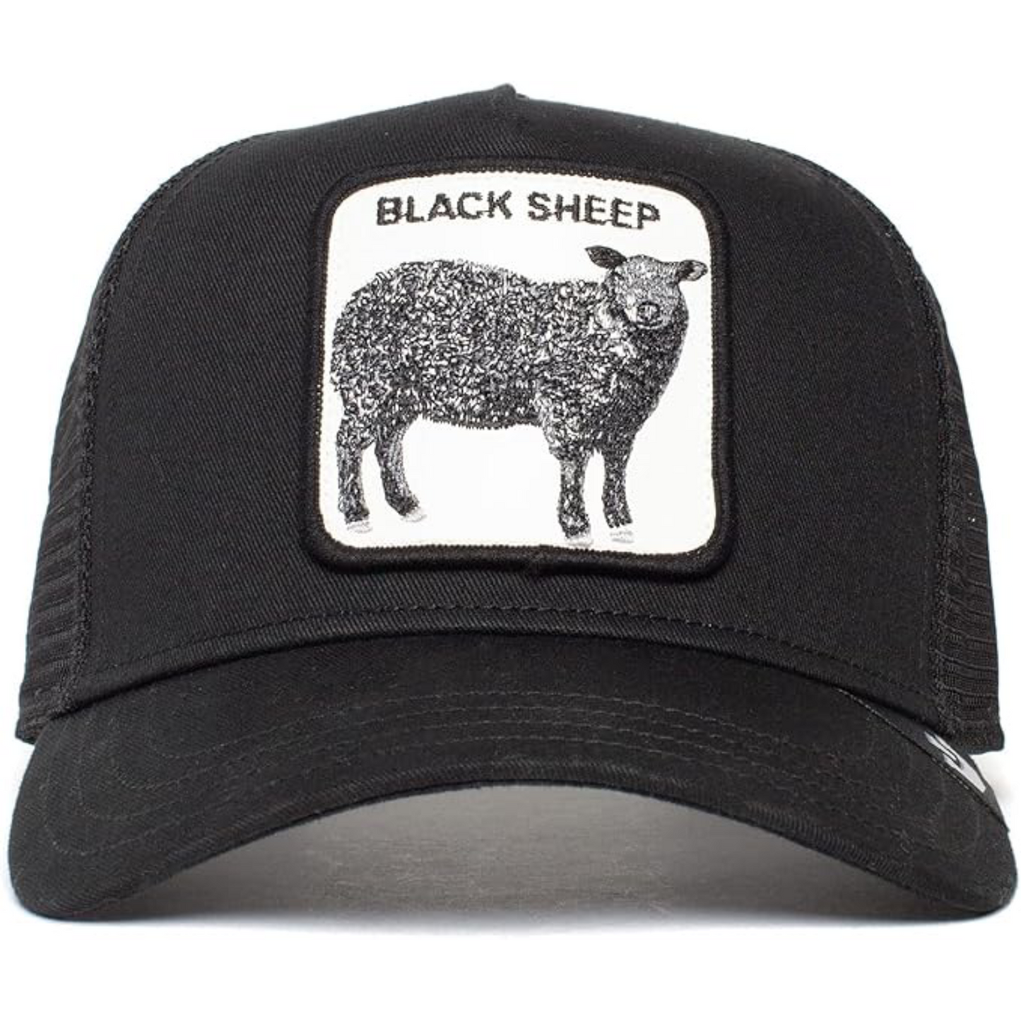 Goorin Bros. The Farm Unisex Original Adjustable Snapback Trucker Hat, Multicolors, One Size, The Black Sheep