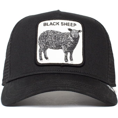 Goorin Bros. The Farm Unisex Original Adjustable Snapback Trucker Hat, Multicolors, One Size, The Black Sheep