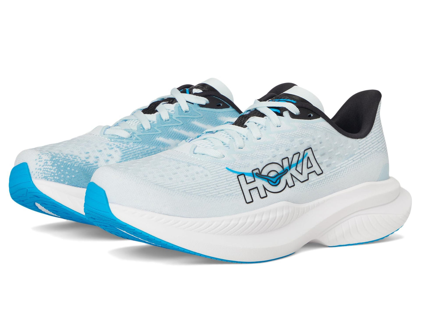 Hoka Mach 6 Women Cushioned Runing Shoes, Tundra Blue/Raindrop - Ndoros
